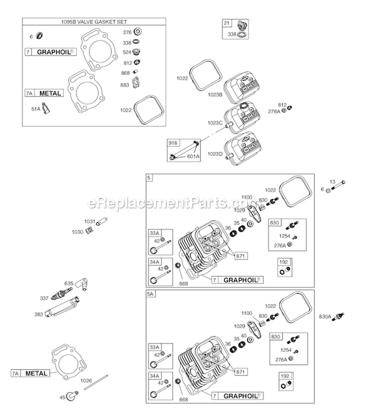 Alternator Ignition Diagram and Parts List for 351447-1077-E1  Briggs and Stratton Engine